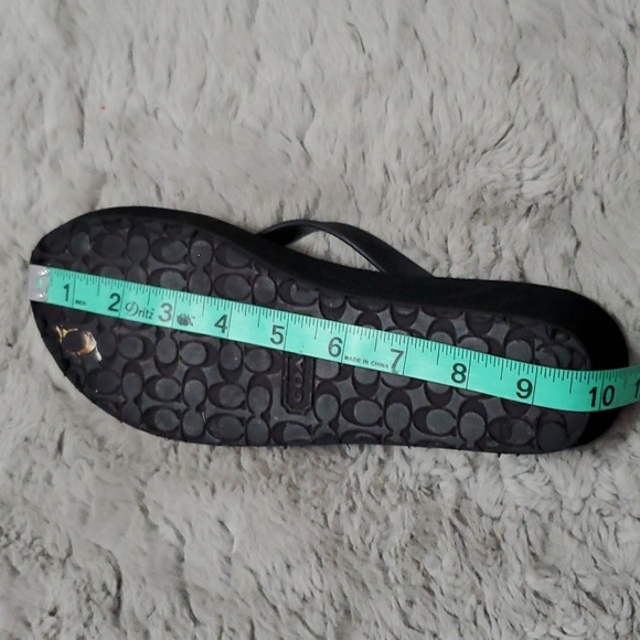 Coach black wedge slippers - Picture 14 of 15